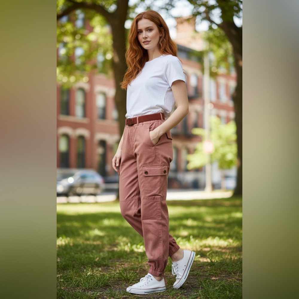 Bardot PINK Cargo Joggers